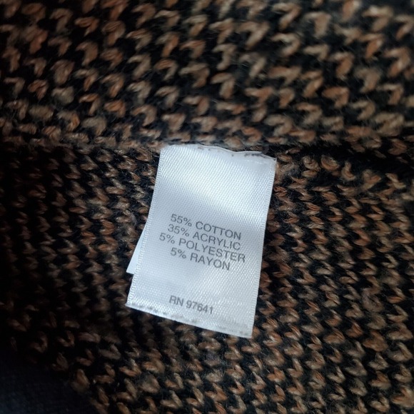 J. Jill Cardigan Womens Petite Small Multi Tweed Look Marled V Neck Button Front - Picture 6 of 10